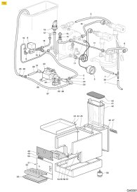 GAGGIA - TS KAROSSERIE U. HYDRAULISCHE SCHALTUNG Explosionszeichnung