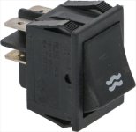 SCHALTER 2-POLIG SCHWARZ 16A 250V