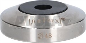 BASIS FÜR TAMPER M8 FLAT INOX ø 48 mm