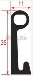 DICHTUNG KÜHLZELLENTÜR 8511 - 8 m