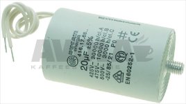 KONDENSATOR DUCATI ENERGIA 20µF M/KABEL