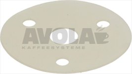 Zacconi Gruppendichtung Silikon oval 3-Loch 67/59x14x1 mm