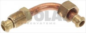 La Scala Rohr Wärmetauscher oben zur Brühgruppe