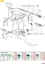GAGGIA - XE-XD Dampf Wasser Ventile Explosionszeichnung