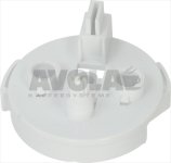 DREHKNOPF WEISS ARDO &Oslash; 55 MM
