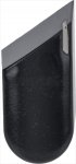 DREHKNOPF FRANKE SCHWARZ 24x48 mm