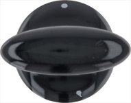 DREHKNOPF FRANKE SORTE SCHWARZ &oslash; 33 mm