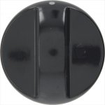 DREHKNOPF SAMET SORTE SCHWARZ &oslash; 38 mm