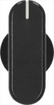 DREHKNOPF SMALVIC SCHWARZ 44x23 mm