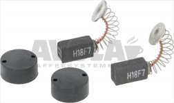 ERSATZKOHLE MIT FEDER FÜR MOTOR - 2 ST