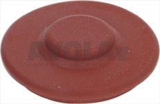 HALTER-GUMMITEIL AUS SILIKON ROT