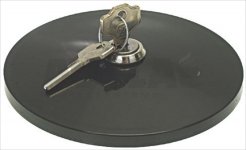 DECKEL FÜR DOSIERGERÄT MIT SCHLÜSSEL