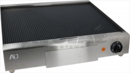 BRATPLATTE GLASKERAMIK GESTREIFT 2500W
