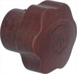 DREHKNOPF FÜR DAMPFHAHN AUS HOLZ