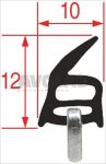 TÜRDICHTUNG FÜR OFEN 970x310 mm