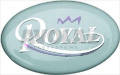 TARGHETTA OVALE ROYAL