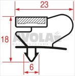 GUARNIZIONE AD INCASTRO 1830x735 mm