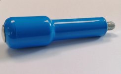 Siebträgergriff blau M10 Gewinde