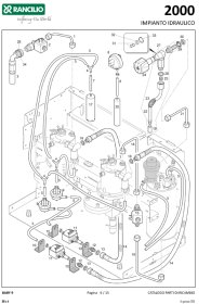 Rancilio Baby 9 Hydraulische Anlage Explosionszeichnung