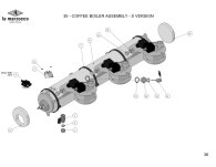 GB5 X-S Kaffee Boiler - S Version Explosionszeichnung