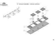 GB5 X-S Ablaufschale Version mit Waage Explosionszeichnung