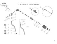 11 - STEAM AND HOT WATER ASSEMBLY Explosionszeichnung