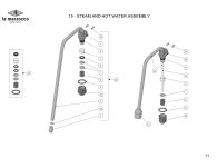 15 - STEAM AND HOT WATER ASSEMBLY Explosionszeichnung