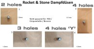Dampfdüsen Rocket & Stone (außer R58, Cinquantotto, Bicocca) Explosionszeichnung Dampfdüsen Rocket & Stone (außer R58, Cinquantotto, Bicocca) Explosionszeichnung